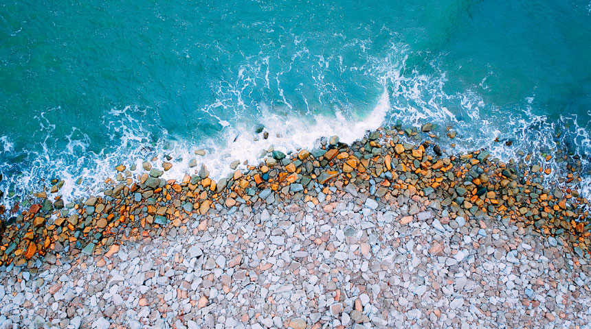 rock beach